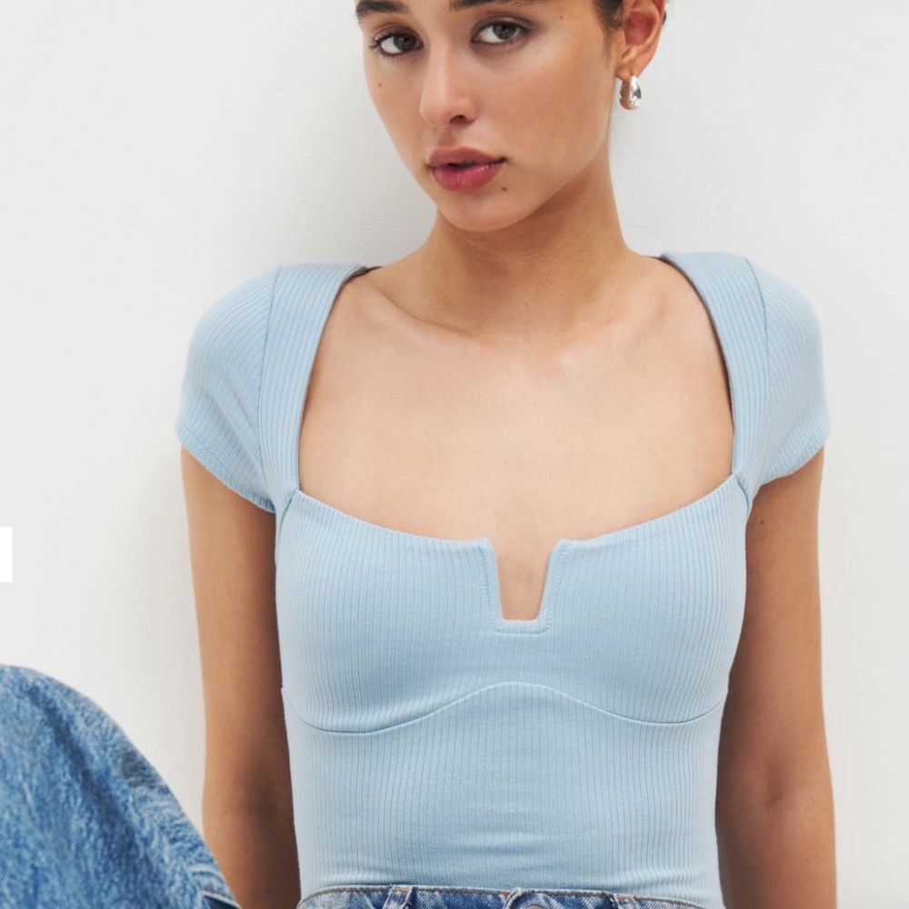 Reformation Emely Knit Top